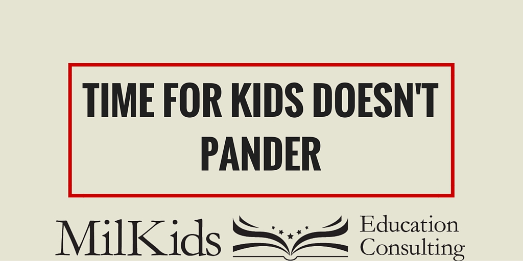 Time for Kids Doesn't Pander